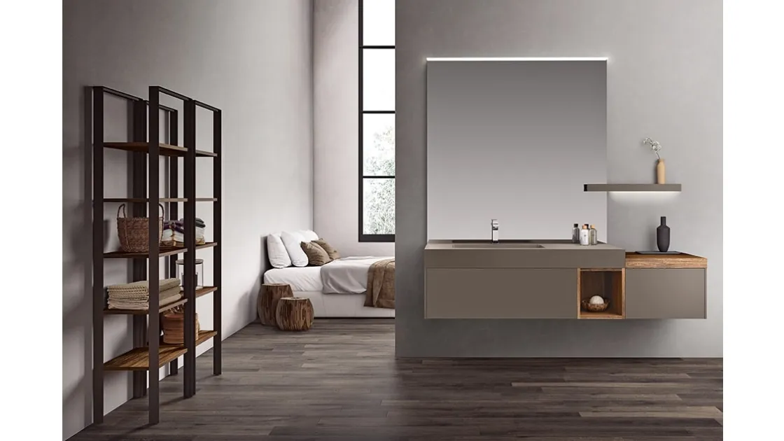 Mobile da Bagno Cartabianca in Ecomalta Fango di Cerasa