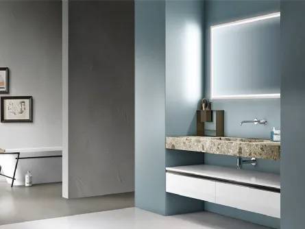 Mobile da Bagno Cartabianca in Gres Graniglia di Cerasa