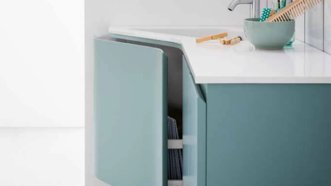 Mobile da bagno sospeso ad angolo Lapis 07 di Birex