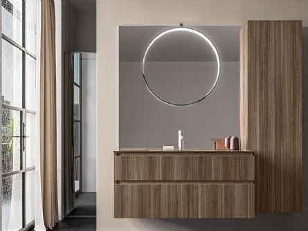 Mobile da Bagno Segno in nobilitato Eucalipto di Cerasa