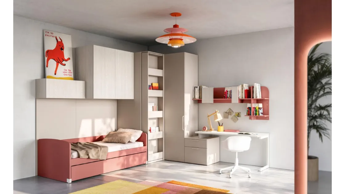 Cameretta Letto a Terra 11 di Mistral