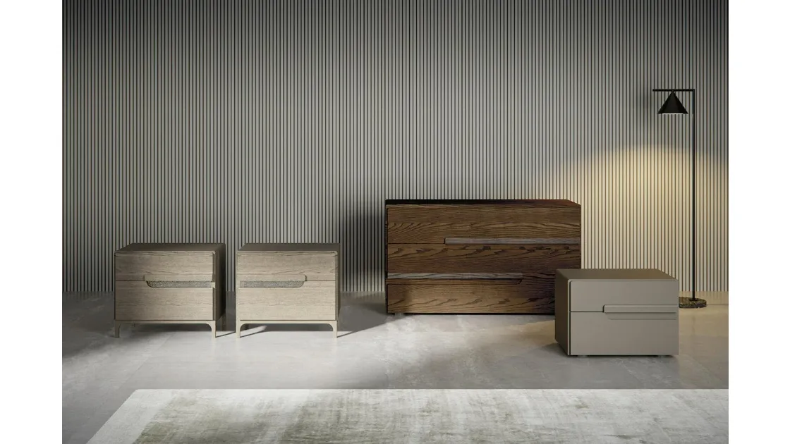 Gruppo Notte in legno Ariel Plus di Mobilgam