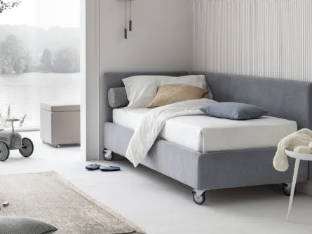 Day Bed Singolo in tessuto con contenitore  Joy Essenziale di V&Nice