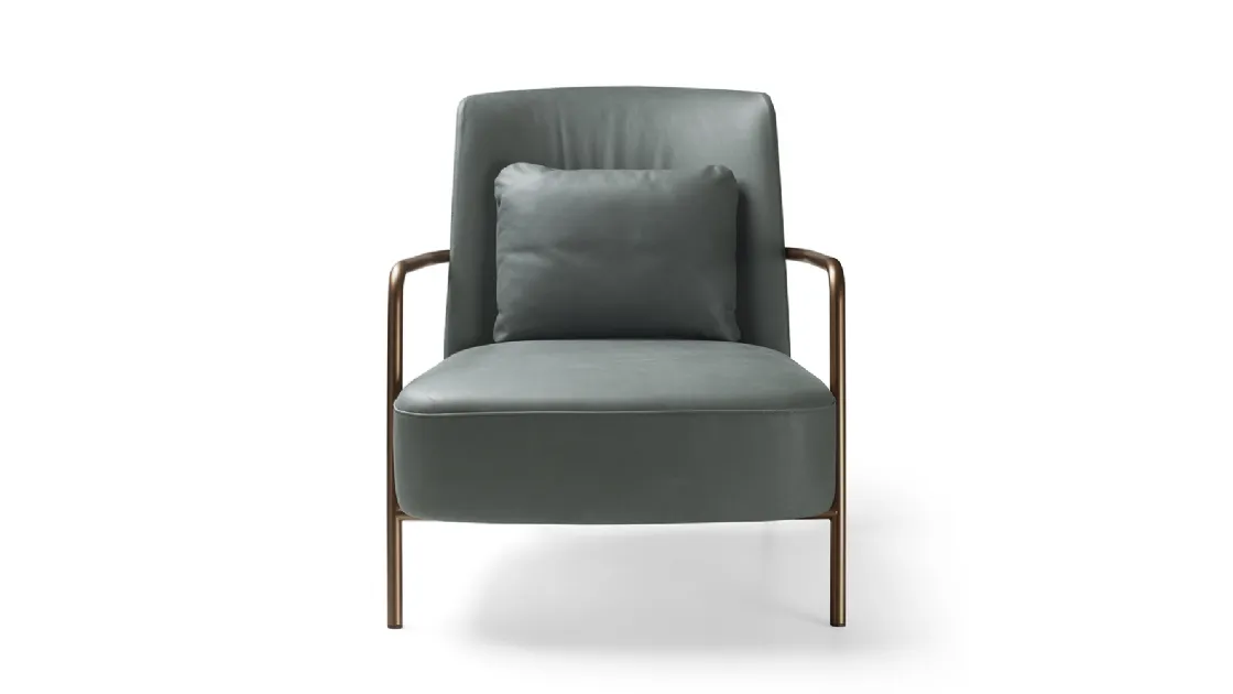 Poltroncina in pelle Ilary di Bodema