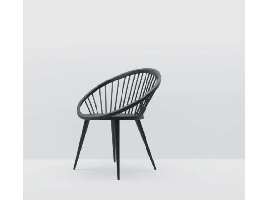 Sedia di design in legno Hashi Fratelli Mirandola