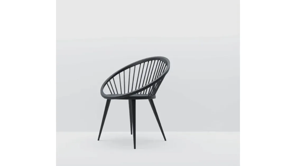 Sedia di design in legno Hashi Fratelli Mirandola