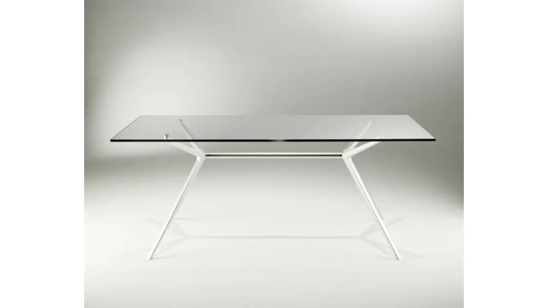 Tavolo Ex in vetro di Casprini