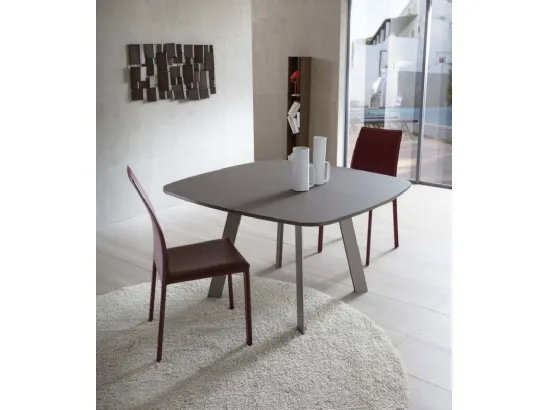 Tavolo in laminato Upper Round di Sedie Brianza