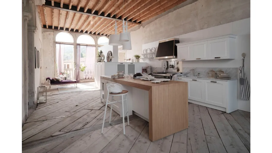 Cucina Classica Asolo con isola di Dibiesse