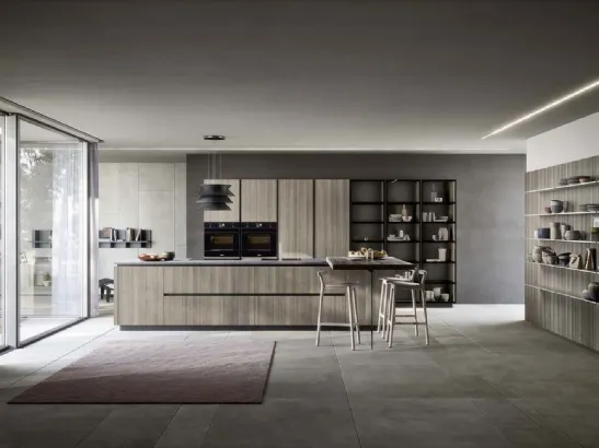 Cucina Moderna Emporio Gola con isola di Dibiesse