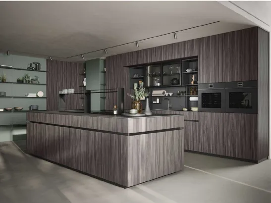 Cucina Moderna GI30 con isola di Dibiesse